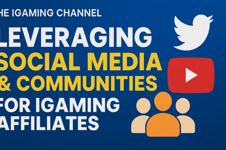 Leverging Social Media and Communities for iGaming Affiliates